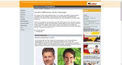 Desktop Screenshot of cdu-gengenbach.de