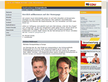 Tablet Screenshot of cdu-gengenbach.de